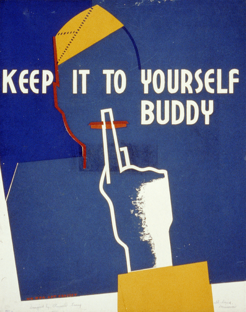 Illustration for article titled The Best Operations Security Propaganda Posters From World War II